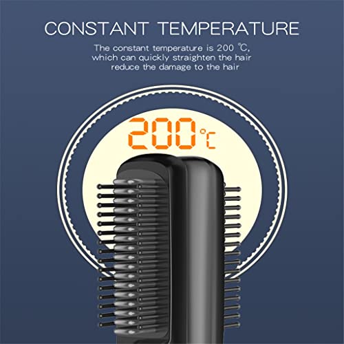 Peine alisador eléctrico para cabello recargable miniatura 3