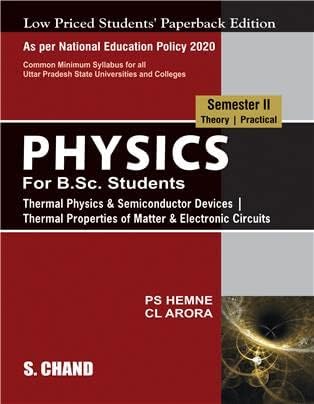 S. Chand Publishing Physics for B.Sc. Students Semester II [LPSPE]