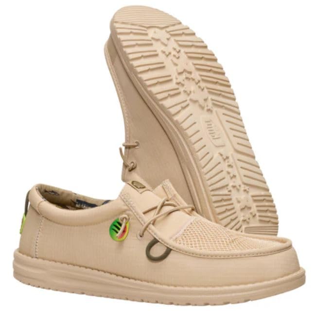 HEYDUDE Wally Bait and Tackle Natural Khaki2