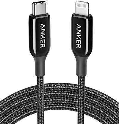 Anker USB C to Lightning Cable (6ft) PowerLine+ III MFi Certified Lightning Cable for iPhone 13 13 Pro 12 Pro Max 12 11 X XS XR 8 Plus, AirPods Pro, Supports Power Delivery (Black)