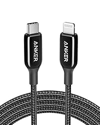 Anker PowerLine+ III USB-C & �饤�ȥ˥� �����֥� MFiǧ�� USB PD�б� iPhone 14 / 13 / 12 / SE(��3����) �Ƽ��б� (1.8m �֥�å�)
