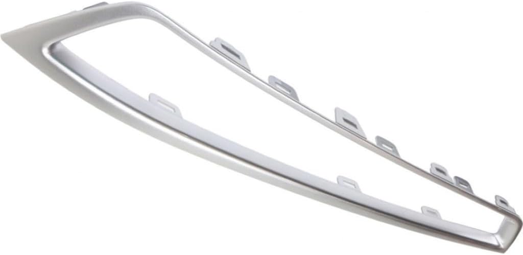 For Acura MDX 2010 11 12 2013 Bumper Cover Grille Molding Passenger Side | Front | Made Of Plastic | Replacement For AC1039111 | 615343948515, 71104STXA00
