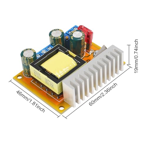 2pcs DC-DC High Voltage Boost Converter 8V-32V to ±45V-390V ZVS Step-up Booster Module Capacitor Charging Power Supply Module4