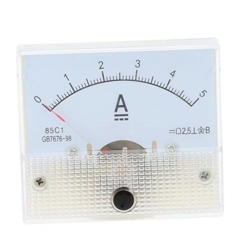 LVYXON Durable 85C1 Panneau analogique Ampèremètre Voltmètre Jauge pour mesures CC