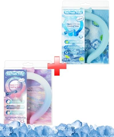 2 Pack Neck Cooling Tubes (Blue+ Gradient Pink) image 5