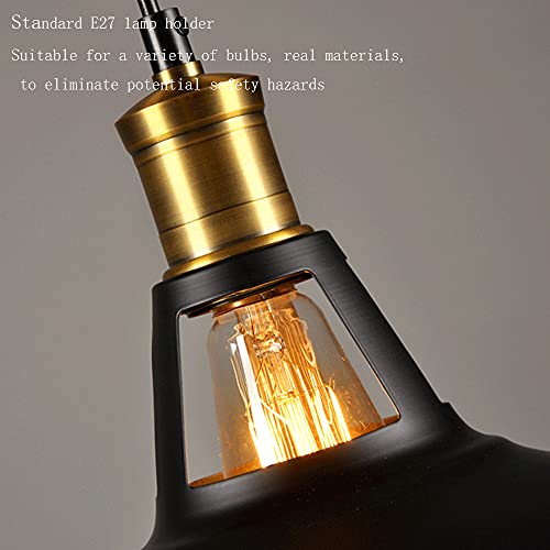 Lámpara colgante vintage de metal para salón y comedor con suspensión ajustable premium 3