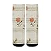 susiyo Retro Spring Rustic Flower Hiking Socks Boy Girls - Cushioned Crew Socks for Kids Soft, Breathable & Seamless Toe for All-Day Comfort