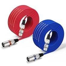 ➤[HiFi Sound Quality]- XLR microphone cable is made of 22awg oxygen-free copper (OFC) conductor, which can lower electrical resistance and minimize noise rejection. External tensile and wear-resistant cotton yarn can effectively extend product life. ...
