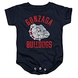 Gonzaga University Official Bulldogs Logo Unisex Infant Snap Suit for Baby,Navy, 6 Months