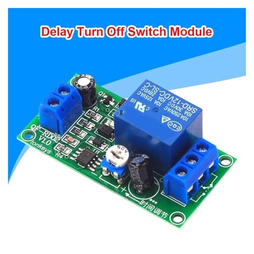 Module de relais temporisé 12V à synchronisation réglable 0-60s avec puce NE555 (2Pcs) - 3