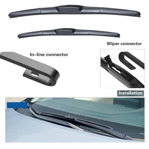 Car Wiper Blade Compatible with Toyota Previa 50 2006~2019 XR50 Estima Tarago Windscreen Windshield Wipers Car Accessories 2007 2008 2018 - Image 3
