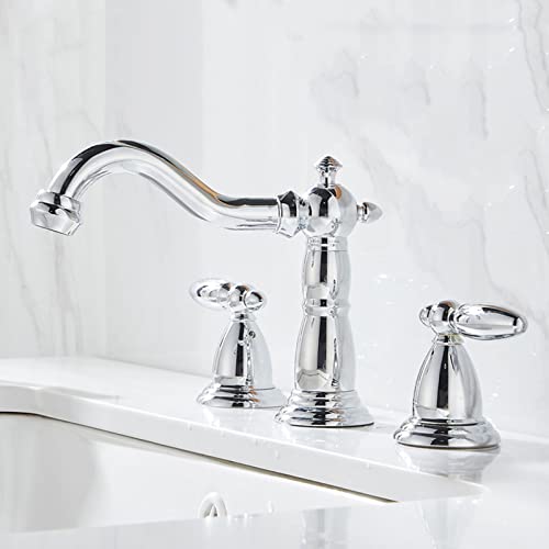 Bathroom Sink Tap soluciona las salpicaduras en tu lavabo con este mezclador de latón de 3 orificios
