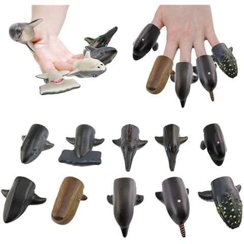 10 PCS Cute Finger Puppets Toys, a Very Good Educational Cognitive Toy, a Bridge for Children to Make Friends and Interact, Children’s Party Role-Telling Puppets, an Excellent Gift for Kids. Cover