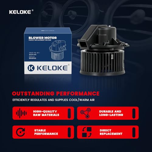 Image of KELOKE Front HVAC Heater Blower Motor Fan Fits for Dodge Sprinter 2500 /3500 2007-2009 & Mercedes-Benz Sprinter 2500 /3500 /3500XD 2010-2018 & Freightliner Sprinter 2500 /3500 2007-2016, Replace# 700319