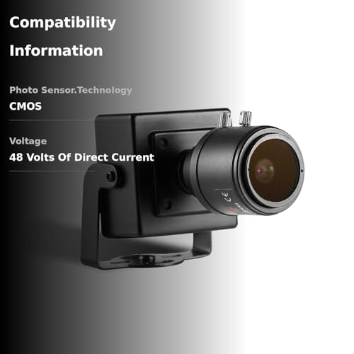 Revotech Zoom Mini POE IP Camera, HD 3MP Indoor Security Camera 2.8-12mm Manual Zoom Lens P2P Remote View CCTV Video Cam H.265 (I712-P Black)