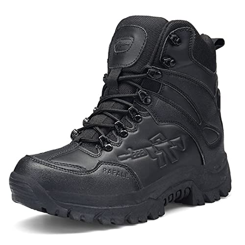 Ccoowee Tattico Militare Sport Rapida Risposta Pelle Pitone Traspirante Scarpe Uomo Militare Stivaletti A3 7.5