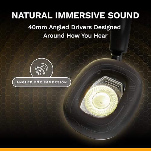 Glorious GHS Eternal 40mm Over-Ear Gaming Headset w/ Detachable Mic & 3.5mm (Black) - image 3