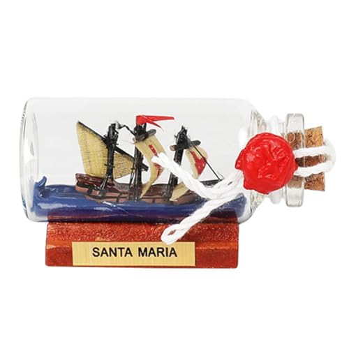 AYUNJIE Modello di barca a vela classica, modello di nave in bottiglia, modello di nave viene utilizzato per la decorazione d'interni, compleanno dei bambini