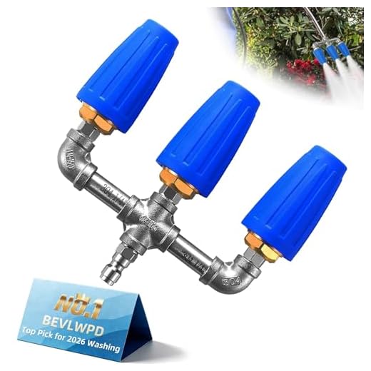 Triple Turbo Nozzle Pressure Washer Attachment