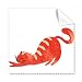 Stretching Fat Cat Animal Watercolor Cleaning Cloth Phone Screen Glasses Cleaner 5pcs