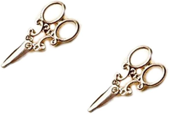 Personalized Punk Scissors Stud Earrings Small Scissor Earring Unique Ear Stud for Women Jewelry