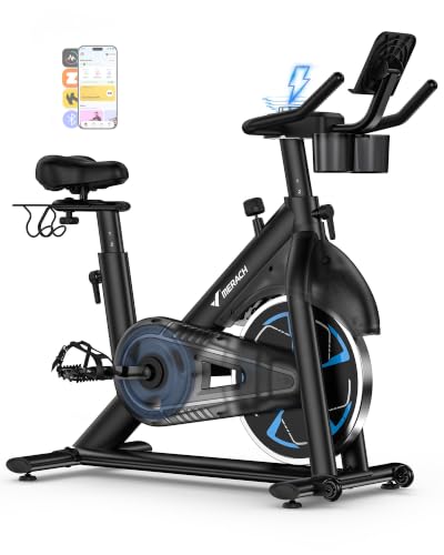 MERACH S36 Exercise Bike, Magnetic Resistance, 330lbs Capacity