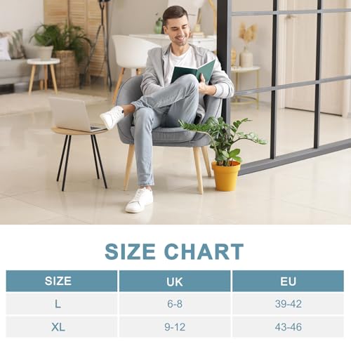 Caldodo Sneaker Socken Herren 43-46 Füßlinge 8Paar, Sneakersocken Baumwolle Herrensocken Atmungsaktiv, No Show Socken Unsichtbar im Schuh, Weiß 6