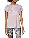 Under Armour Rise & Thrive Graphic Classic Crew Camiseta, Mujer, Morado (Purple Prime Light Heather/Purple Ace 521), M