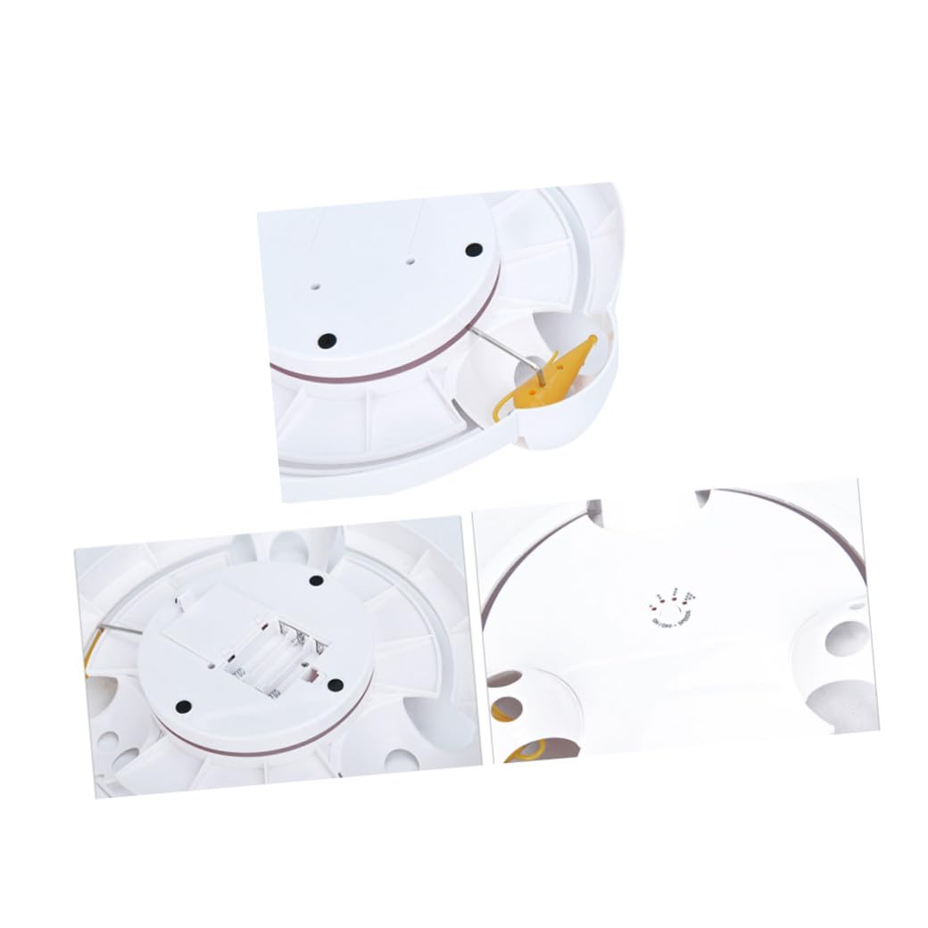 Toyvian Jouet Électrique pour Chat Plateau Tournant Automatique De Taquinerie pour Chats Jouet Mobile avec Réglages Variés