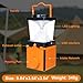 LanSaku Eco-Friendly Saltwater Camping Lantern, Outdoor Survival Tool Essential Lamp, Emergency Power Outage Lantern Without Batteries, Suitable for Hurricanes, Hard rain