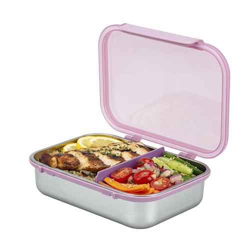 Smash 61oz / 1.8L Microwave Safe Stainless Steel Bento Box