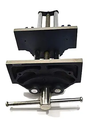 Groz 9" Rapid Action Woodworking Vise, 13-1/2" Jaw Opening, Cast Iron Body