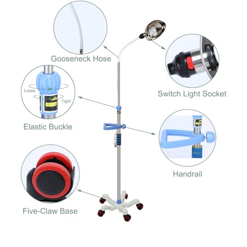Lampe d'examen médicale rotative avec gradation continue pour gynécologie - 6
