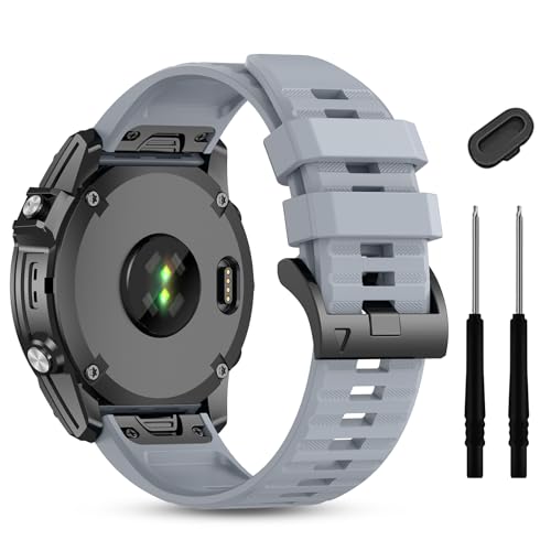 Correa deportiva de silicona 26mm compatible con Garmin miniatura 1