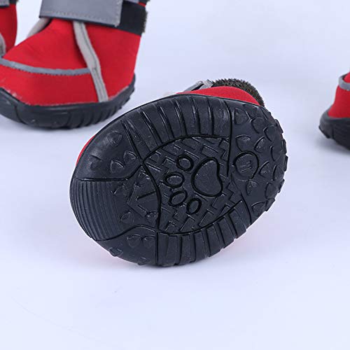Chaussures pour chiens antidérapantes et imperméables taille L Noir