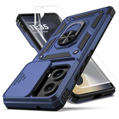Coque Moto Edge 2024 avec anneau support voiture et béquille intégrée
