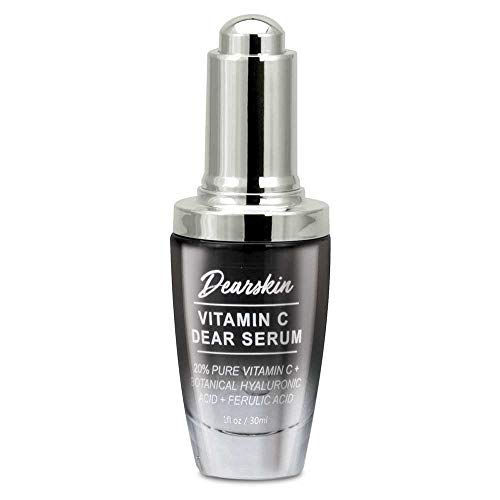 Vitamin C Dear Serum + All In One Coconut Cream Set- Pack With Vitamin C Serum 20%, Hyaluronic Acid Botanic, Vitamin E Organic And Coconut Oil Cream Day And Night (Serum + Cream) #TOP3