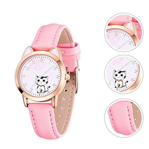 generic Relógio Em Forma de Orelha de Gato Infantil Relógio Digital de Pulso 3D Luminoso Wrist Watch