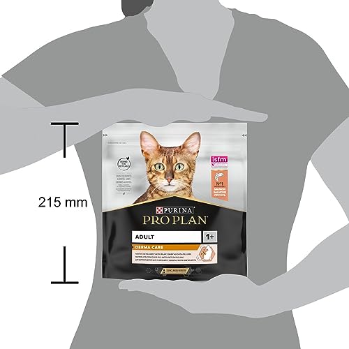 Pro Plan Hairball Care Adult 1+, Katzenfutter trocken, Reich an Lachs, 8er Pack (8 x 400g)-3