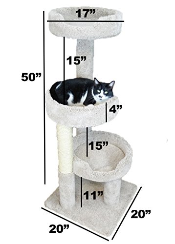 Árbol para gatos New Cat Condos Premier Kitty Pad azul miniatura 2