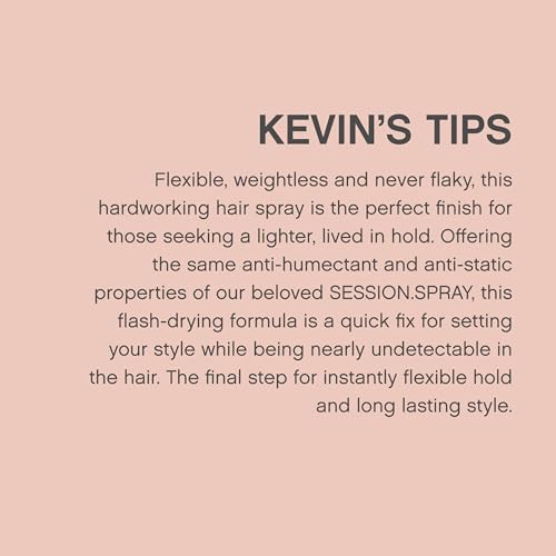 Image of KEVIN.MURPHY SESSION.SPRAY FLEX - Flexible Finishing Hair Spray - For All Hair Types - Lightweight Hold - Humidity Resistant Hair Care - Travel Size - 100 mL / 3.4 fl oz