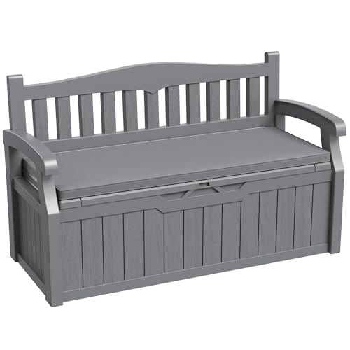 Greesum 80 Gallon Outdoor Storage Bench Deck...