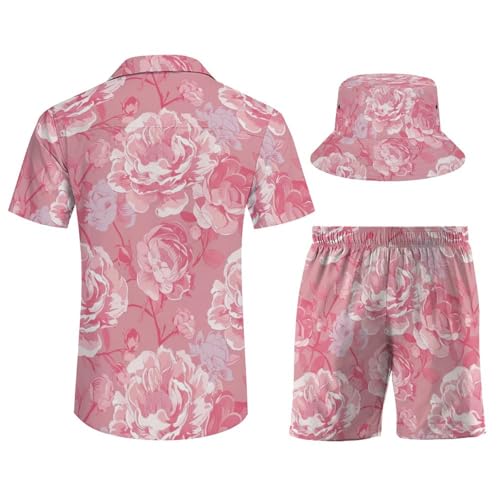 Flowers Summer Beach Shorts 80s 90s Men's Swim Trunks Printed Beach Shorts2