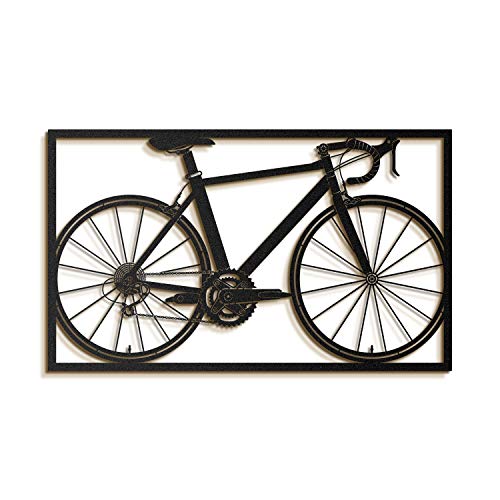ARTEPERA Bicycle Metal Wall Art, Bike Wall Decor, Cycling Art,