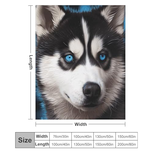 Couverture microfibre de qualité supérieure | Design husky premium