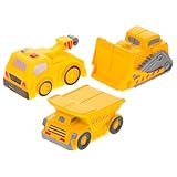 Einfach: diese spielzeugautos sind für eine einfache handhabung konzipiert und helfen kindern, spielerisch feinmotorik und hand-augen-koordination zu entwickeln. für kleinkinder, monstertruck- für