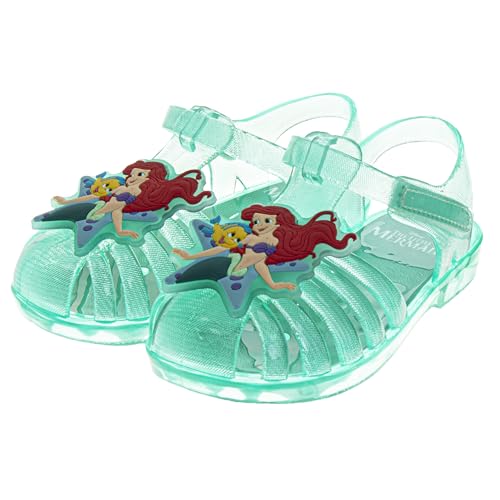 Image of Disney Girls Sandal Frozen Minnie Mouse Sesame Street Elmo Abby and Peeps Jelly Sandals for Girl Size Infant /Toddler /Little Kid