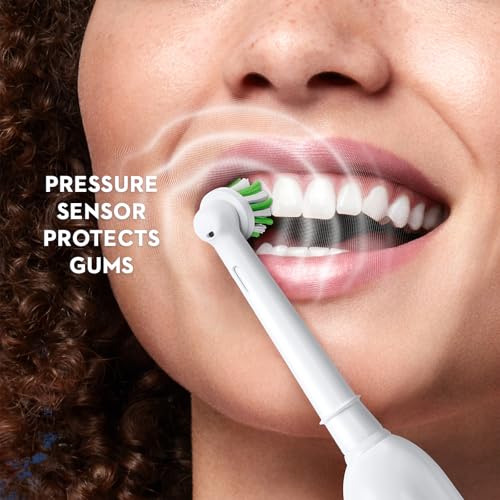 Image of Oral-B Pro 1000 CrossAction Electric Toothbrush, Black and White, 2 Count (Pack of 3)