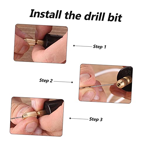 Mini perceuse électrique USB Holibanna avec forets pour vos projets DIY et petites réparations
