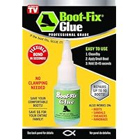 Boot-Fix Glue – Professional Grade Shoe Repair for Boots & Shoes – Instant Bond, Clear Drying, & Durable – For Leather, Rubber, & All Footwear (20 Grams)